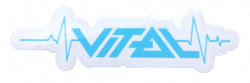 Vital Heartbeat Sticker - Blue