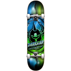 Darkstar Youth Anodize Soft Wheels FP Lime/Blue 7.25 Complete Skateboard