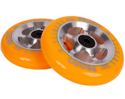Proto StarBright Sliders Neon Orange 110mm (PAIR) - Scooter Wheels (PSWHSL10SO)
