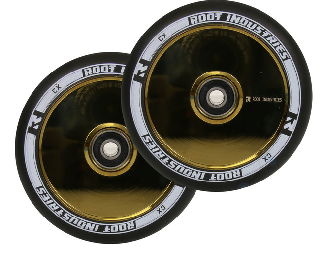 Root Industries Air 120mm Wheels Black / Gold Rush
