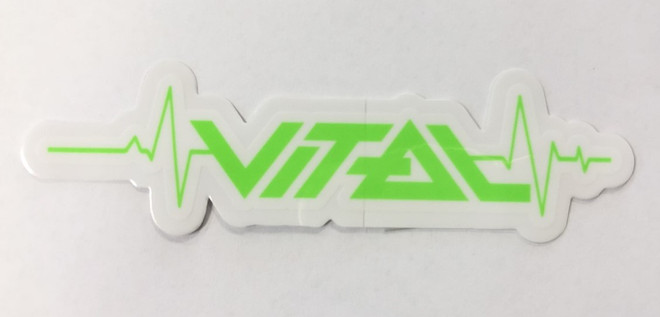 Vital Heartbeat Sticker - Green