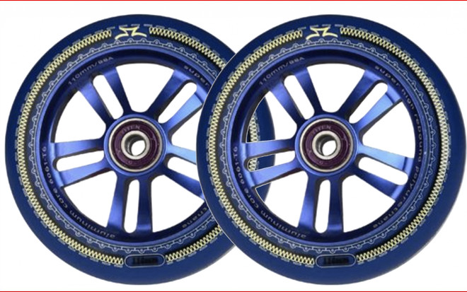 AO Mandala Wheel - 110mm-Blue/Blue 