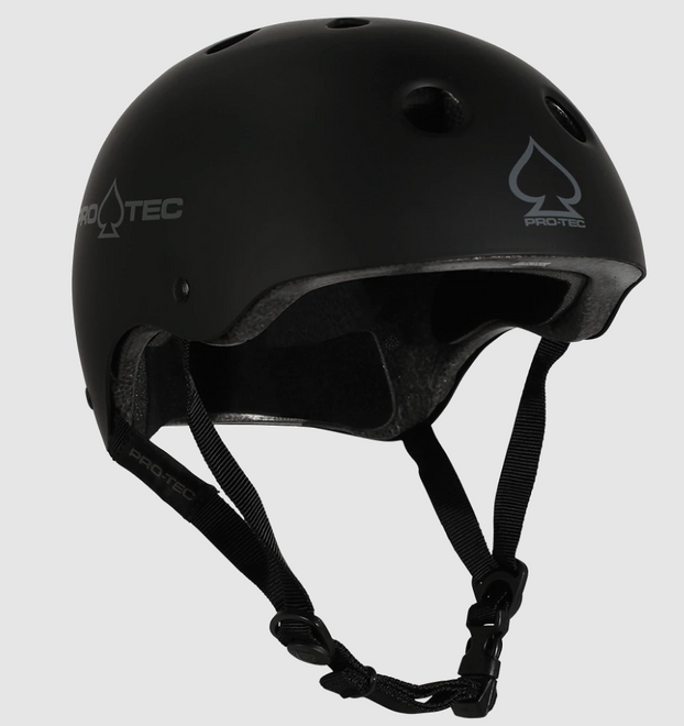 Pro-Tec Certified Matte Black Classic Skate Helmet