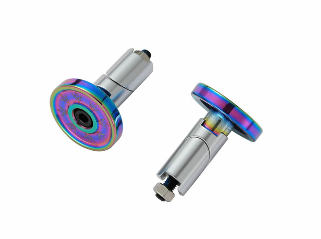 Envy Alloy Bar Ends Oil Slick 