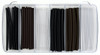 K3000 Shrink Tubing Kit this practical sampler containing (6) 4” pairs of our 3/32” Clear; 1/8” Black, Brown and Clear and 3/16” Black, Brown and Clear Totaling 336” of product.  Shrink Tubing will reduce by 2/3” original diameter to cover worn temples or temple tips cover without replacing.