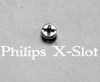 Screw small head – Phillips / X-Slotted; Thread M1.4 (1.4mm), Head 2.0mm diameter, Overall Length 4.0mm, Stainless Steel Finish: Silver with coated thread, 100 count. This screw is typical on smaller frames also called “Eye wire” screws 