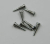 Self-Aligning Spring Hinge; 1.4mm Thread, 2.0mm Head, 3.1 Break Length, 6.1mm Overall Length Silver 100 CT  #SM702