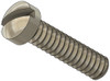 SA119 US Eyewire Screw; 1.27mm Thread (00-90 Oversized .050"), 1.9mm Head, 5.8mm Overall Length, Material Nickel Silver, Silver Finish, $4.95 per 100