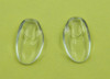 Image of a pair of NP653 nose pads
Replacement Silhouette nose pads made from Premium grade firm and flexible PVC this nose pad measures about 13mm long by 7.5mm wide and 2.2mm think Shape is “D” fit there are Left and Right side pads. The mount is a unique Silhouette design using wire bent into a teardrop shape. The bent wire is inserted into the top end of the nose pad. These nose pads were designed to replace the original Silhouette nose pads that are very hard these are softer.  This product also fits some Adidas frames a Silhouette line. Packaged and sold 10 pair bags.