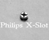 Screw small head – Phillips / X-Slotted; Thread M1.4 (1.4mm), Head 2.0mm diameter, Overall Length 3.5mm, Stainless Steel Silver Finish, 100 count. This screw is typical on smaller frames also called “Eyewire” screws 