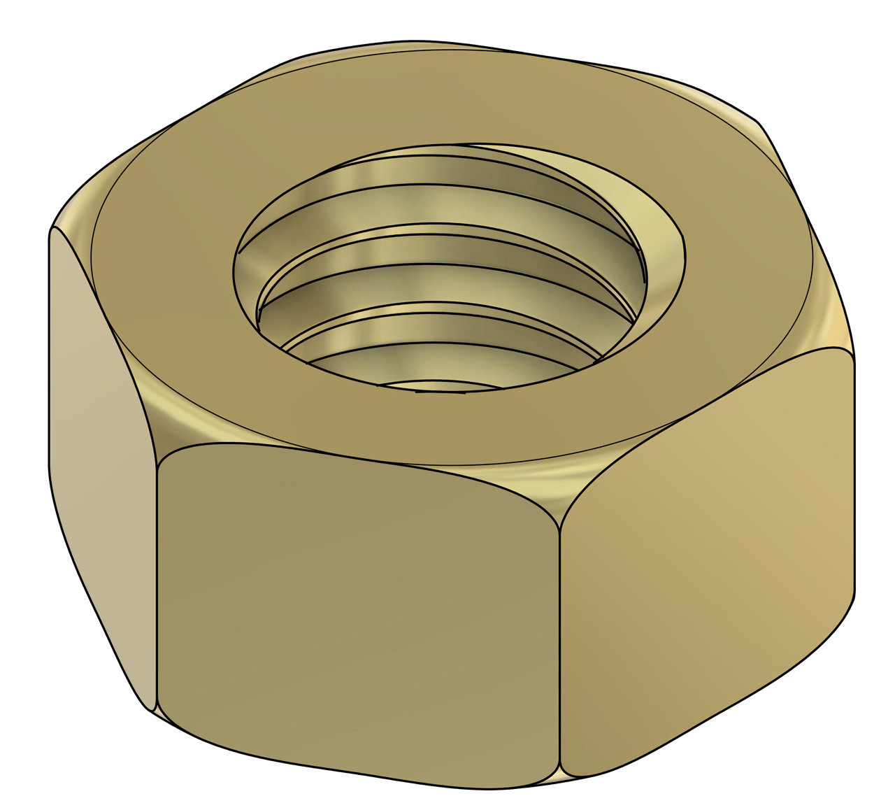 Hex Nuts; 1.4mm Thread tabcooptical