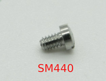 Softwing Mount Screw M1.2 Thread, Soft wing mounting sleeve, solder-able to frame bridge see part number SM436, color silver, sold in ten piece packages.
Mix-N-Match   Specialty Nose Pads and Related items 
$9.00 per bag on 2 to 4 bags, $8.50 on 5 to 9 bags and $8.00 on 10+ bags
Final price determined by “Shopping Cart Total” of “Specialty Nose Pads”
Specialty Nose Pads and Related items including: Saddle Straps, Softwings, Slide-On mono pads, and more Packaged in various count bags see specific items’ description 
