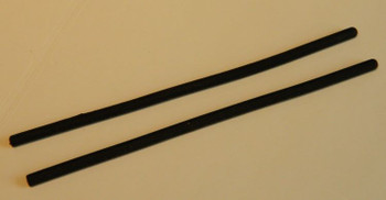 Cable Cover, Black Silicone, 1.6mm x 95mm, 3 pairs #TT348