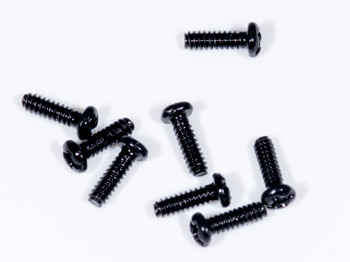 Nose pad Screw Philips Cross Slot 1.0mm Thread SS Black 100Ct #SM511B