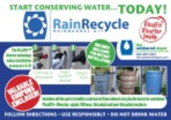  RainRecycle Rain Barrel Kit Value Set -Three Kits