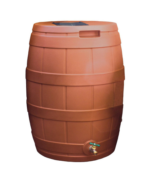 Rain Vault Rain Barrel - 50 GAL - TERRA COTTA