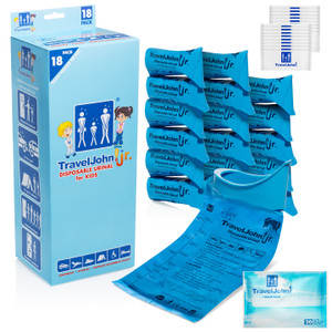 TravelJohn Jr. Disposable Urinal (TJ1H) - 18 Pack TravelJohn Jr. Disposable Urinal (TJ1H) - 18 Pack