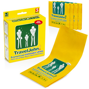 TravelJohn™ Economical Disposable Urinal (TJ1P) - Vomit/Urine Paper Bag for Adults and Children TravelJohn™ Economical Disposable Urinal (TJ1P) - Vomit/Urine Paper Bag for Adults and Children