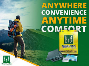 TravelJohn!® Resealable Urinal: Upgraded Design for All Your Needs