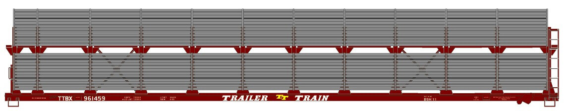 Accurail - Ho 89' Bi-Level Auto Rack Data - 9498 - Active Powersports