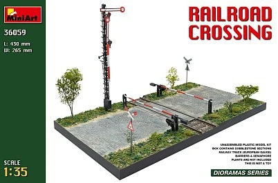 Mini Art Models - Railroad Crossing w/cobblestone 1:35 - 36059 - Active ...