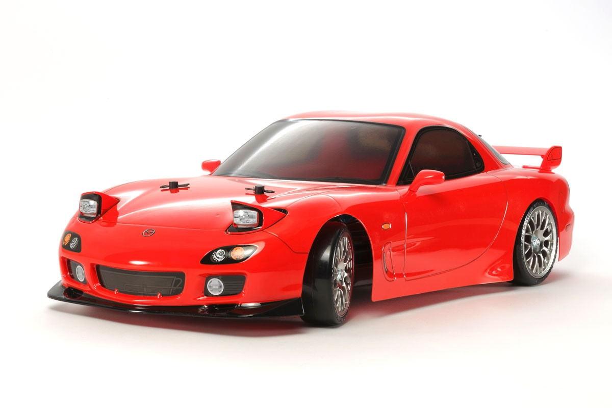 Tamiya - 1/10 RC Mazda RX-7 (FD3S) Kit, w/ TT02D Chassis, Drift