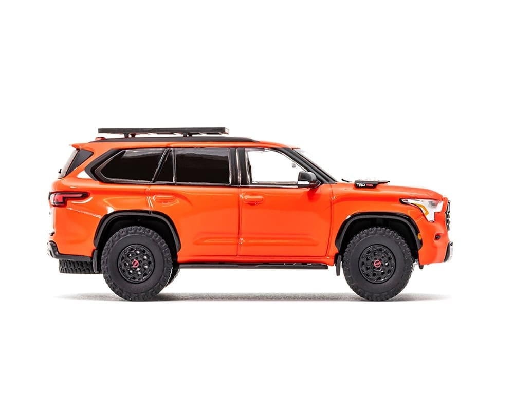 GCD 2023 トヨタ・セコイア　TRD PRO Gcd 1:64 2023 Toyota Sequoia Trd Pro Solar Octane Orange- Diecast