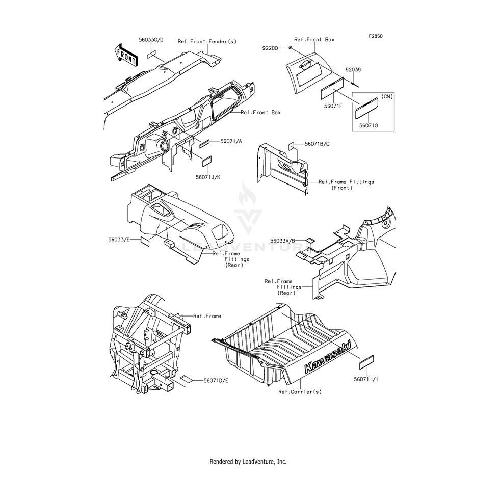 Kawasaki - Label-Warning,Cargo - 56071-0487 - Active Powersports