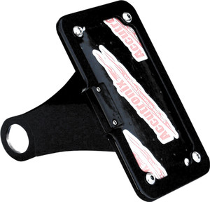Accutronix - Side Mount License Plate Black Xl - LPF114HV-B Accutronix - Side Mount License Plate Black Xl - LPF114HV-B