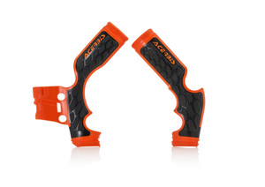 Acerbis - X-grip Frame Guard Orange/black - 2688765225