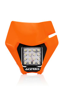 Acerbis - Front Vsl Headlight 4320 Lumen Orange Ktm - 2801985226