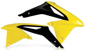 Acerbis - Radiator Shrouds Yellow/black - 2113865137