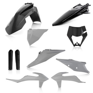 Acerbis - Full Plastic Kit Ktm Grey/black - 2791541001