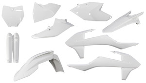 Acerbis - Full Plastic Kit White - 2421060002