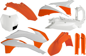 Acerbis - Full Plastic Kit Orange - 2314334618