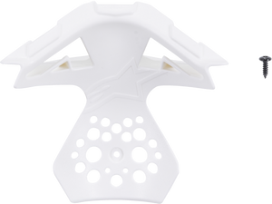 Alpinestars - M8/m10 Helmet Chin Vent Frame Gloss White Md-2x - 8983119-2180-M2XL