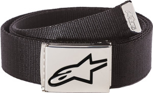 Alpinestars - Ageless Web Belt Black Chrome - 1019-93300-1187-OS Alpinestars - Ageless Web Belt Black Chrome - 1019-93300-1187-OS