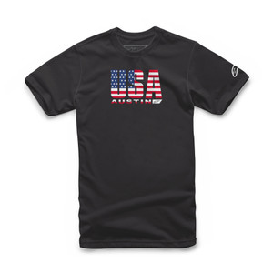 Alpinestars - Circuits Tee Black/usa Sm - 1211-72012-1093-S