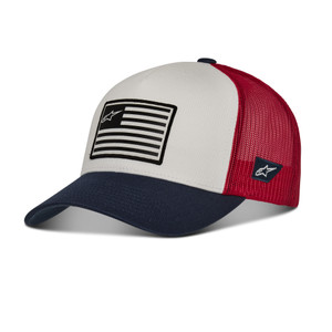 Alpinestars - Flag Snapback Hat White/navy/red O/s - 1211-81013-2074-OS