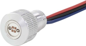 Baggernation - Lightning Bolts Red Led Silver - BOLTS-BRK-S Baggernation - Lightning Bolts Red Led Silver - BOLTS-BRK-S