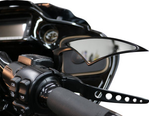 Baggernation - Power Mirrors Black 5.75"x1.75" - PMP-B Baggernation - Power Mirrors Black 5.75"x1.75" - PMP-B