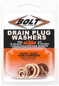 Bolt - Drain Plug Washers 2/4 Stroke Models Ktm - DPW.KTM Bolt - Drain Plug Washers 2/4 Stroke Models Ktm - DPW.KTM