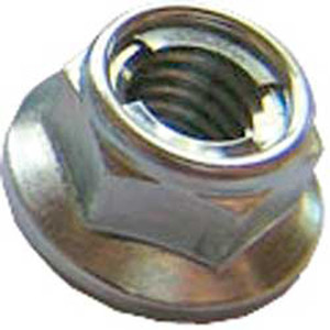 Bolt - Fuji-style 14mm Hex Locking Flange Nuts 10x1.25mm 10/pk - 021-31014