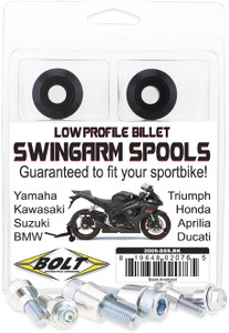 Bolt - Swingarm Spools Black - 2009-SSS.BK Bolt - Swingarm Spools Black - 2009-SSS.BK