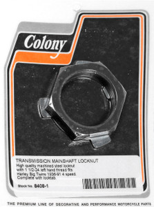 Colony Machine - Trans Mainshaft Locknut Big Twin 36-91 - 8408-1 Colony Machine - Trans Mainshaft Locknut Big Twin 36-91 - 8408-1