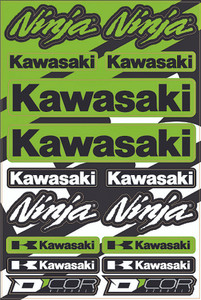 D-cor - Kawasaki Street Decal Sheet - 40-20-102 D-cor - Kawasaki Street Decal Sheet - 40-20-102