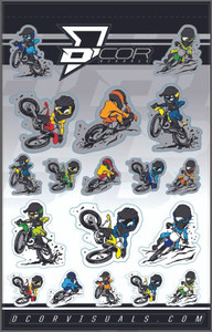 D-cor - Kids Charicature Decal Sheet 4 Mil - 40-90-115