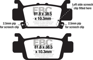 Ebc - Brake Pads - FA703SV