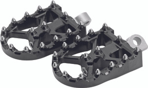 Flo Motorsports - Bmx Style Foot Pegs Black - FPEG-800V3BLK