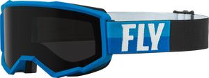 Fly Racing - Zone W/c Goggle Blue/black W/dark Smoke Hydrophoc Lens - 37-51673